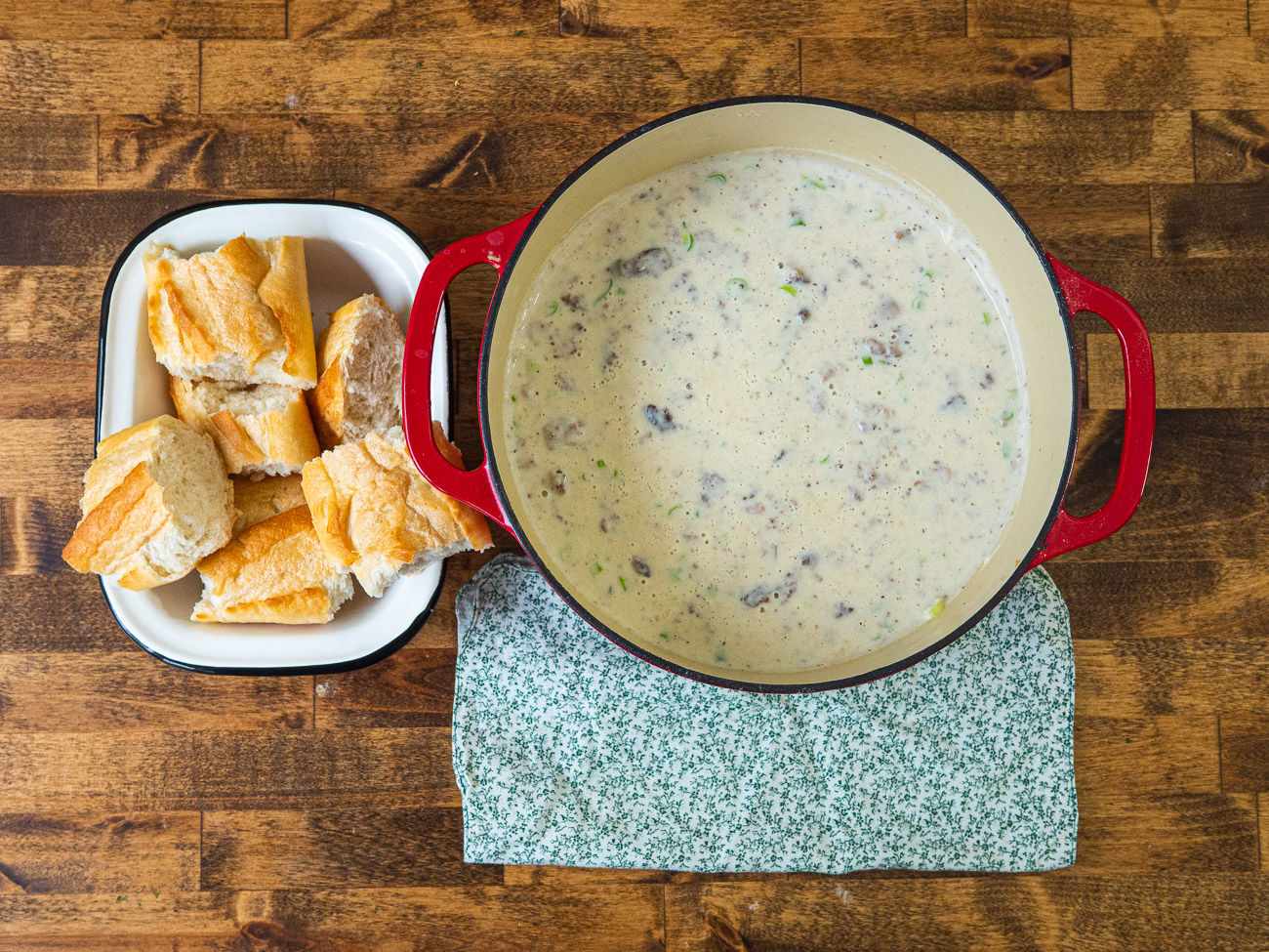 Leftover Meatloaf Soup