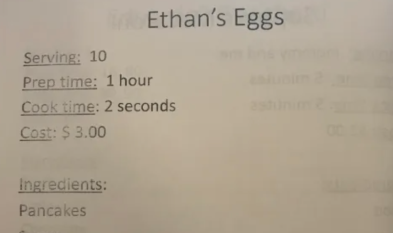 Preschoolers Were Asked To Write A Cookbook And Their Recipes Are Simply Hilarious