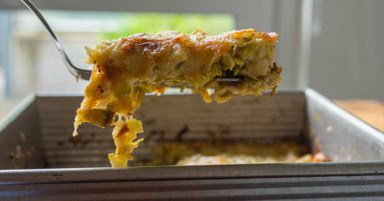 Shaved Brussels Sprouts Gratin