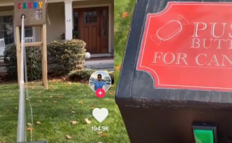 Family Creates Halloween ‘Candy Cannon’ To Raise Money For Charity