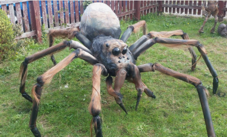 Try Making This DIY Giant Spooky Spider For Halloween