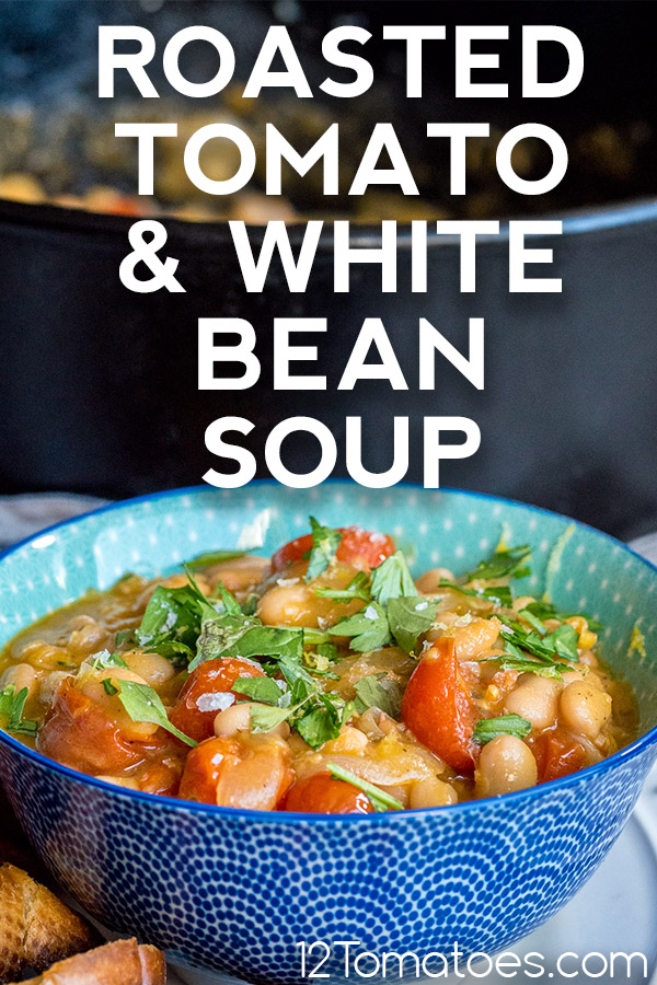 Roasted Tomato and White Bean Stew -image