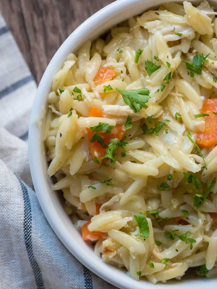 Creamy Chicken Orzo | 12 Tomatoes