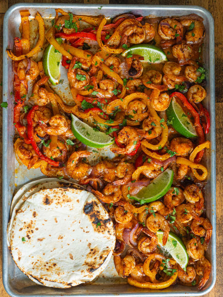 Easy Meal Prep Recipe Shrimp Fajita Bowls - No. 2 Pencil