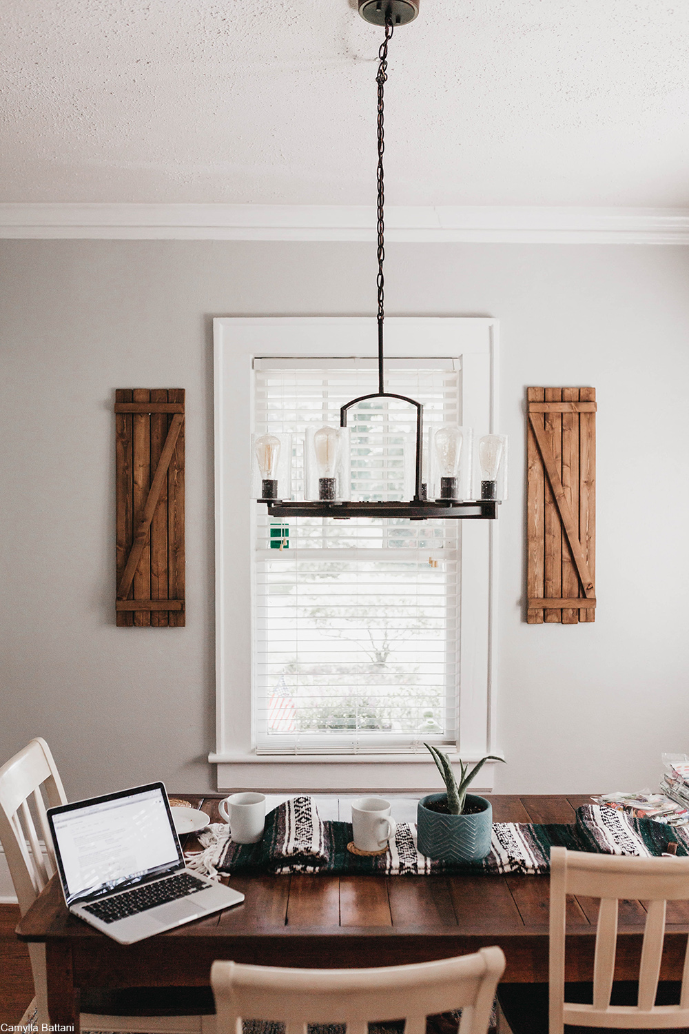 shutters as wall art