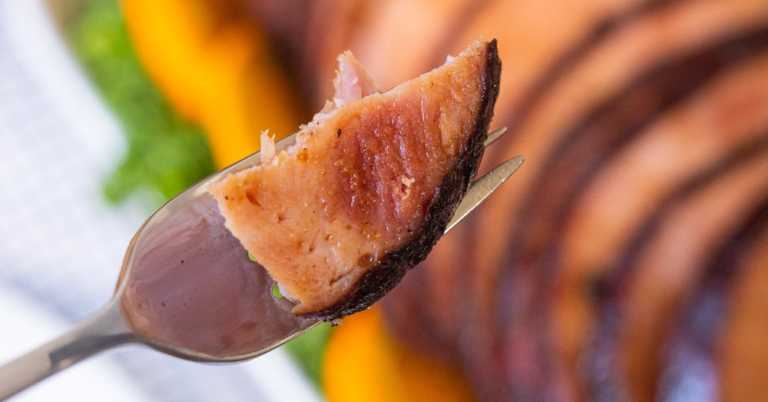 Dr. Pepper Glazed Ham