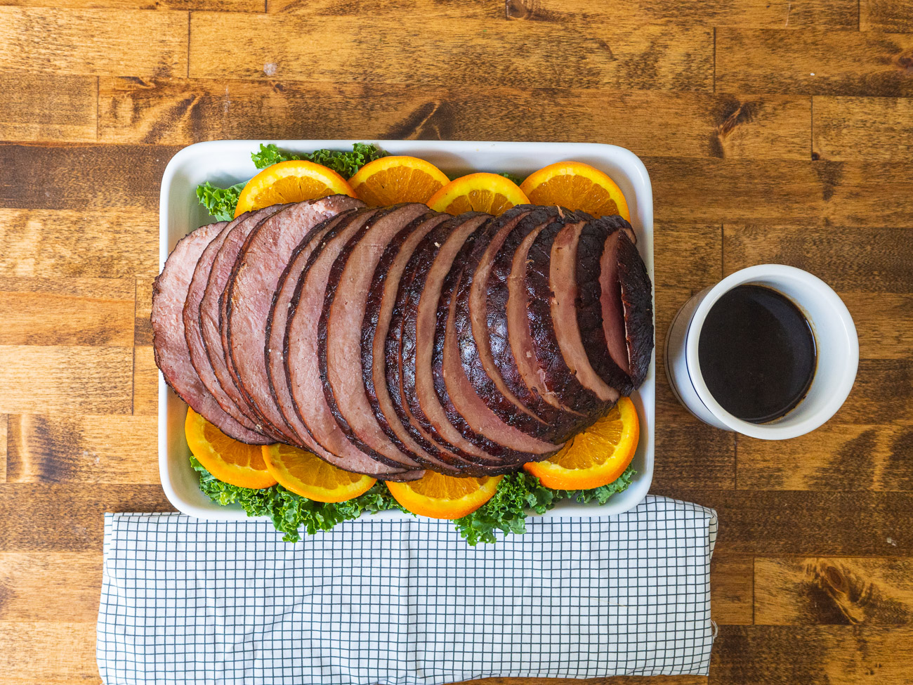 Dr. Pepper Glazed Ham