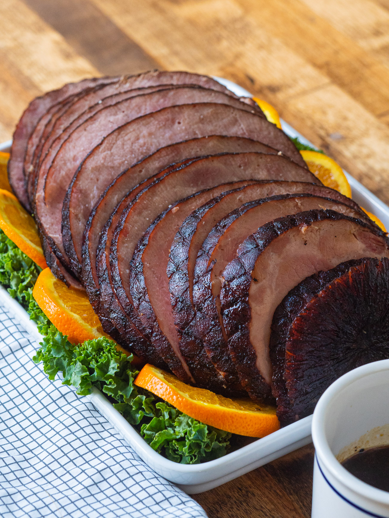 Dr. Pepper Glazed Ham