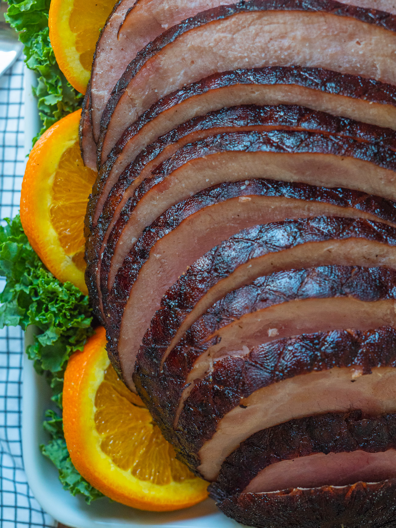 Dr. Pepper Glazed Ham