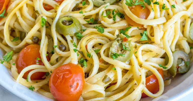 One-Pot Pasta Puttanesca
