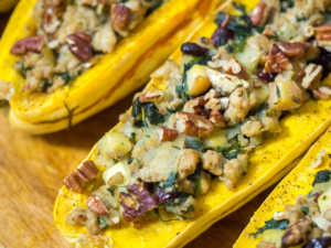 Turkey Stuffed Delicata Squash | 12 Tomatoes