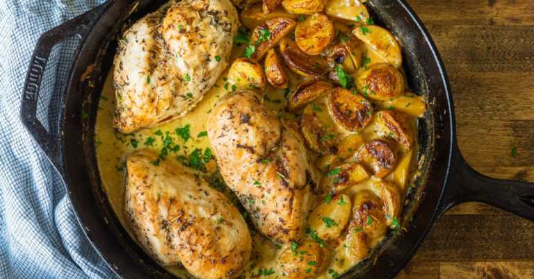 Creamy Dijon Chicken and Potatoes