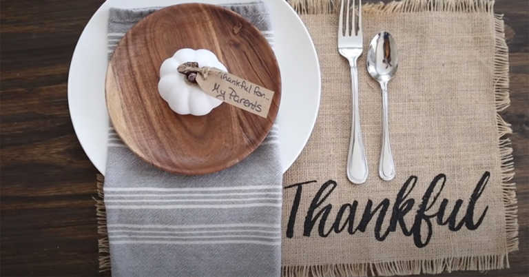 Last Minute Thanksgiving DIYs From Dollar Tree!