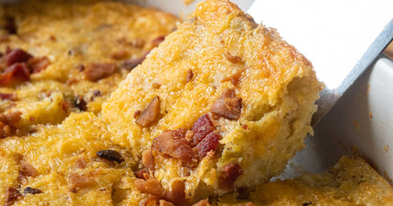 Loaded Cornbread Casserole