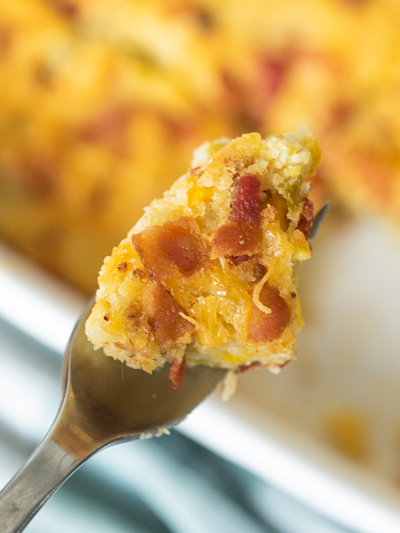 Loaded Cornbread Casserole-image