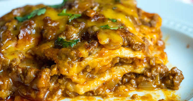 Beef Enchilada Casserole