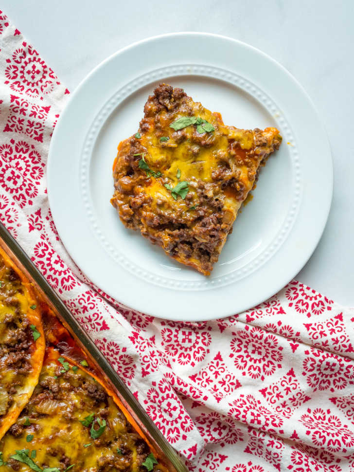 Beef Enchilada Casserole | 12 Tomatoes