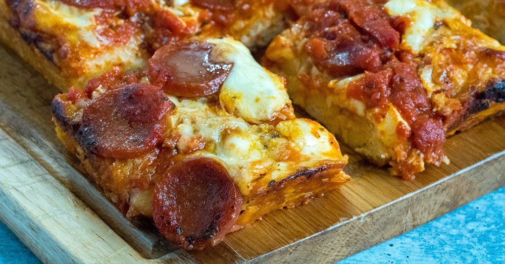 Detroit-Inspired Pan Pizza