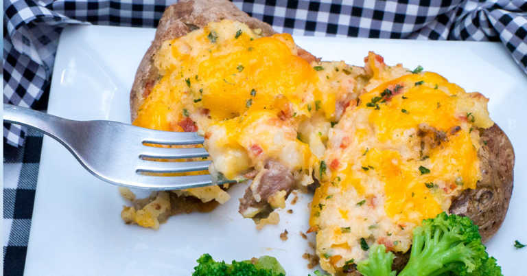 Steak-Stuffed Twice-Baked Potatoes
