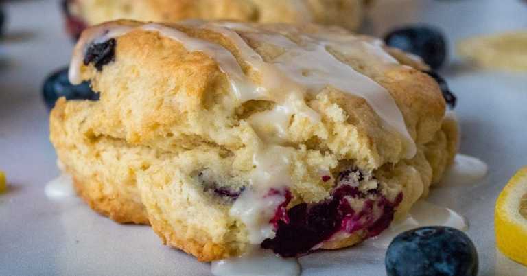 Lemon Blueberry Scones