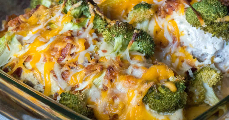 Smothered Baked Broccoli Chicken