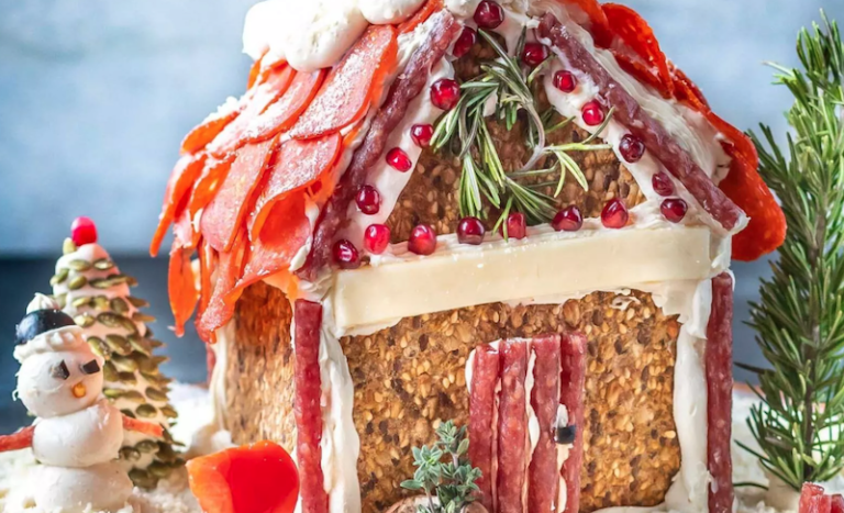 People Are Turning Charcuterie Boards Into ‘Gingerbread’ Houses For The Holidays