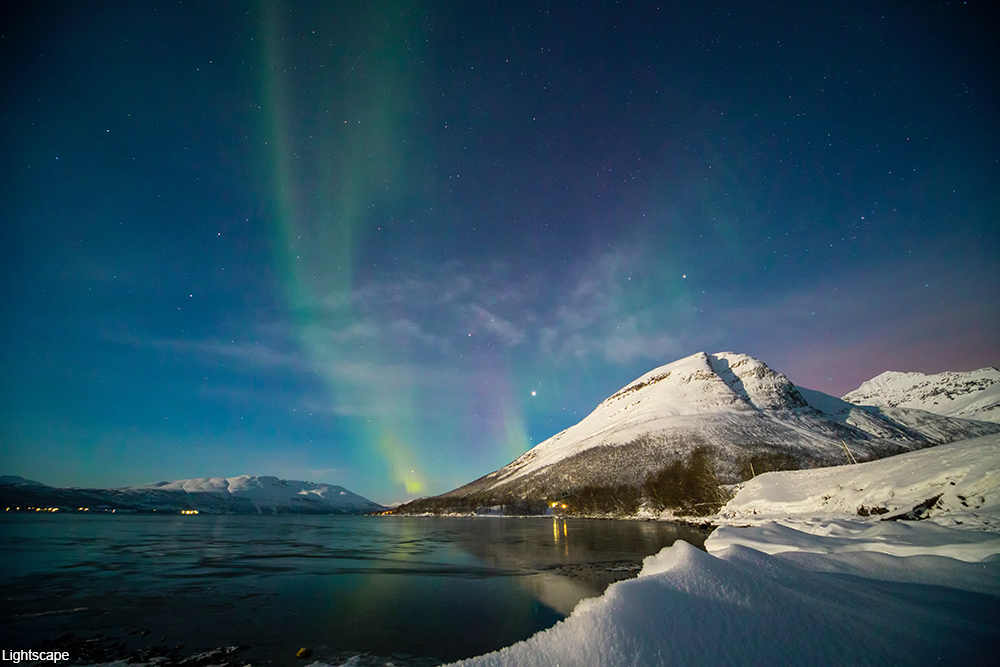 the Northern Lights at Tromsø, Norway