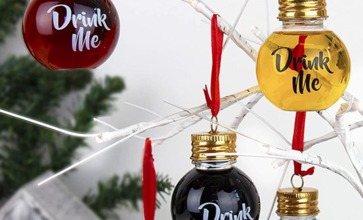 drink me christmas ornaments