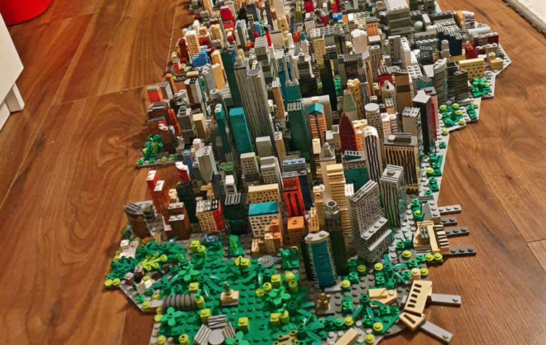 Teenager Recreates Manhattan Entirely Out Of LEGOs