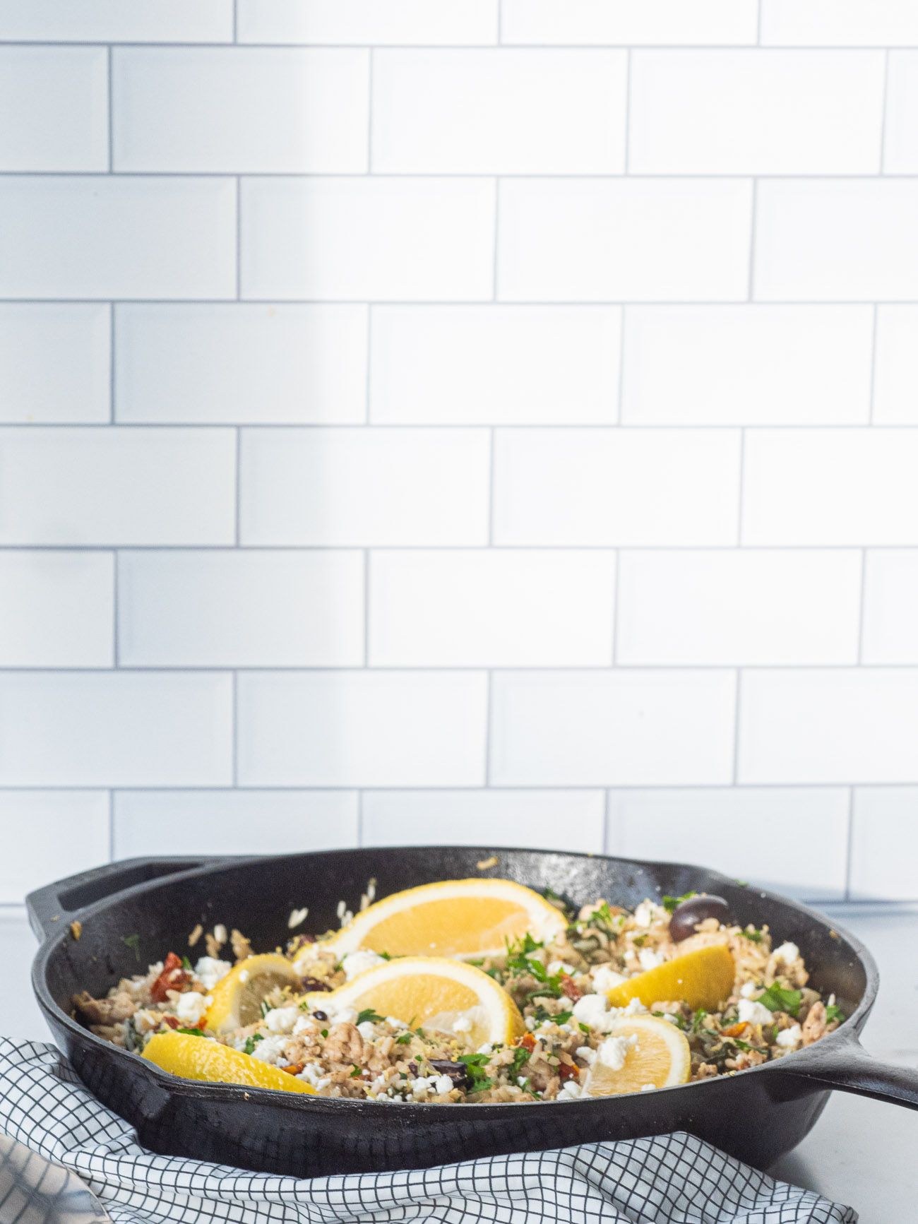 Greek Turkey and Rice Skillet - Budget Bytes