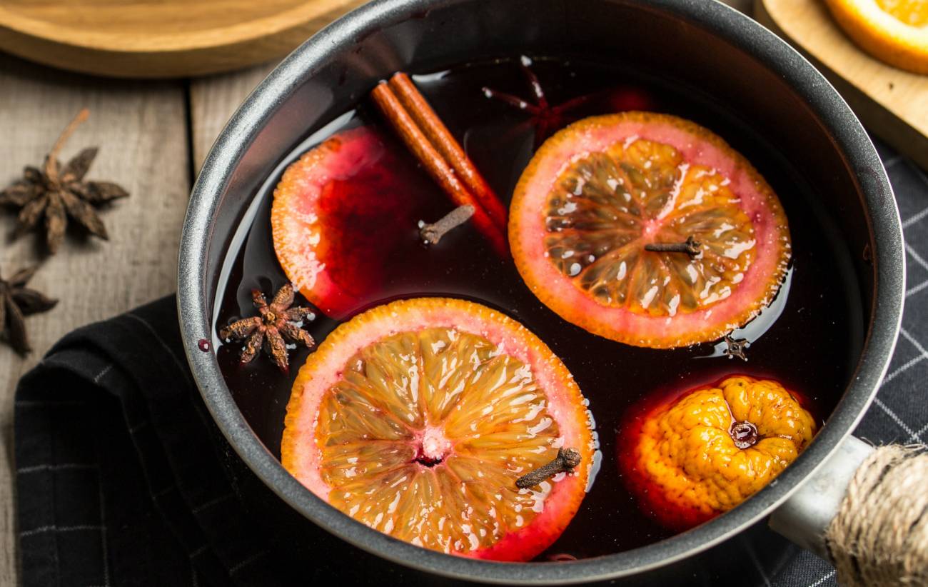 Spiced & warming mulled wine recipe