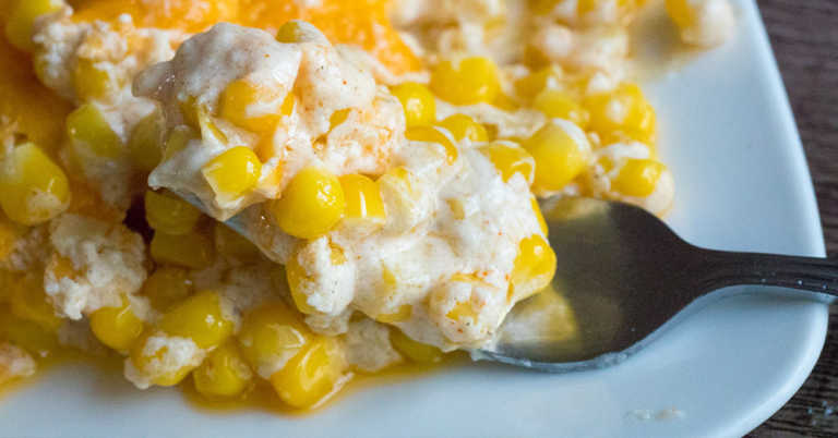 Cream Cheese Corn Casserole