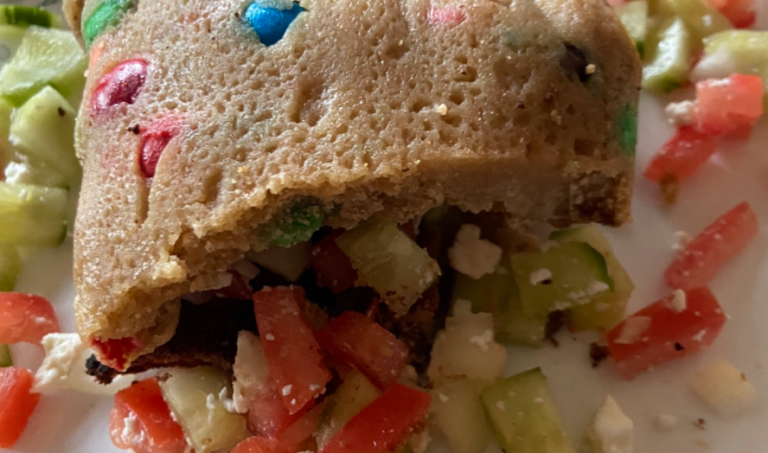 Man Makes A Salad-Stuffed Cookie Because He ‘Saw It In A Dream’