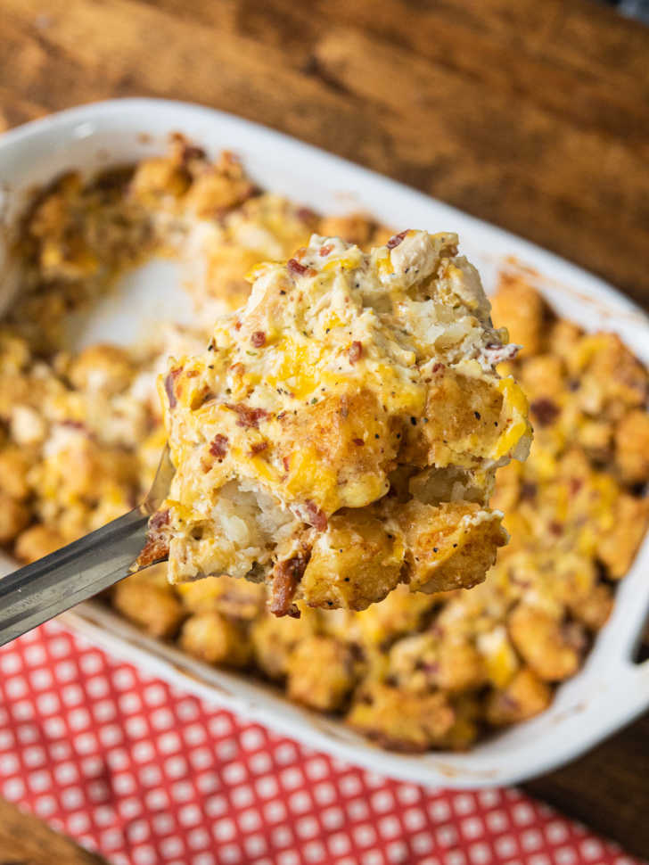 tater tot casserole with cream of chicken