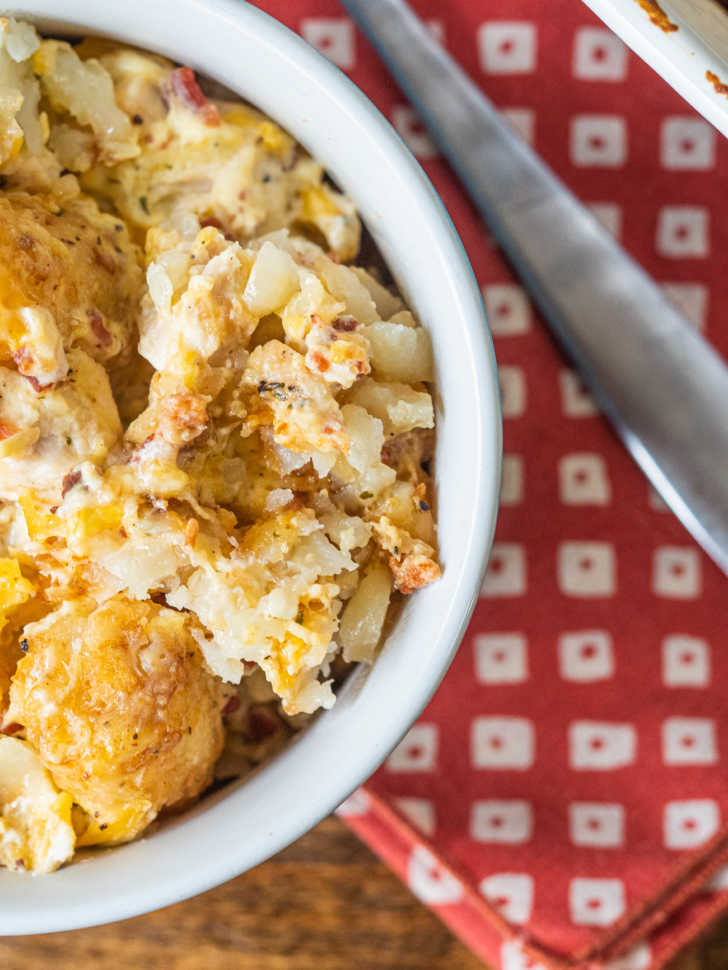 canned chicken tater tot casserole