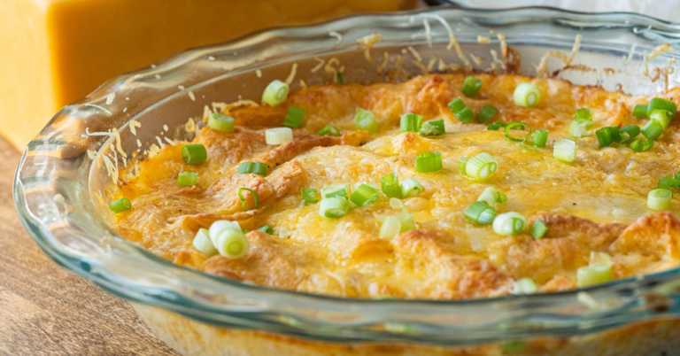 Cheesy Potato Chip Pie