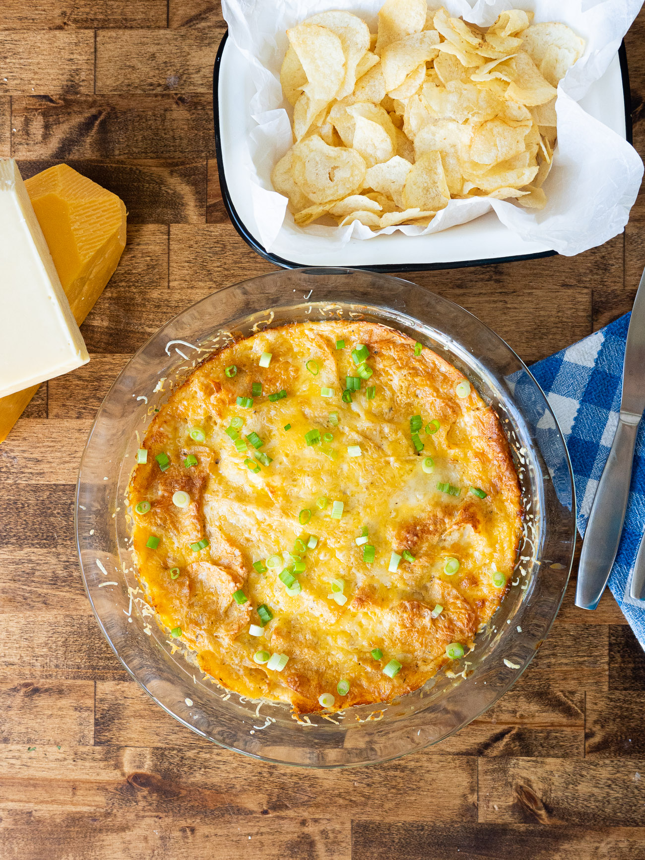 Cheesy Potato Chip Pie