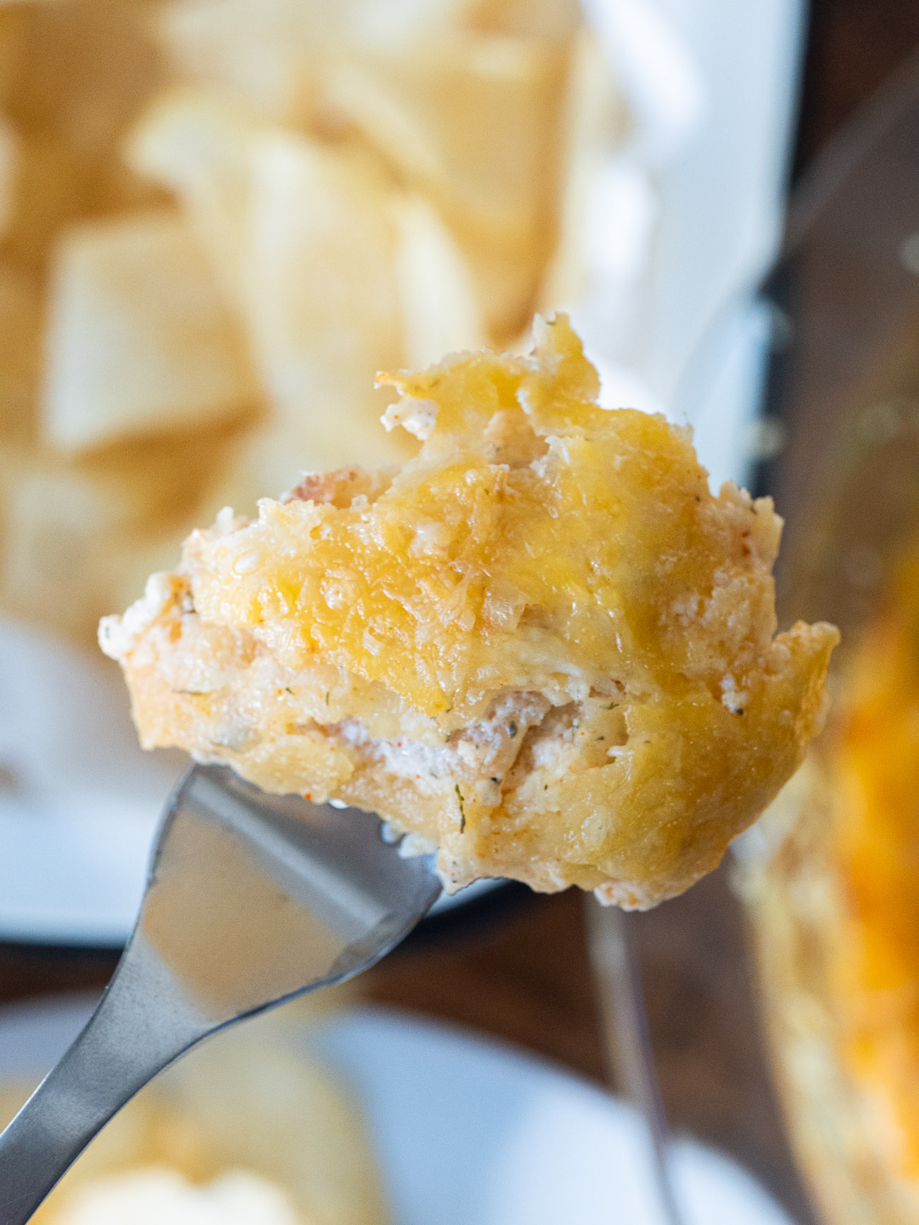 Cheesy Potato Chip Pie