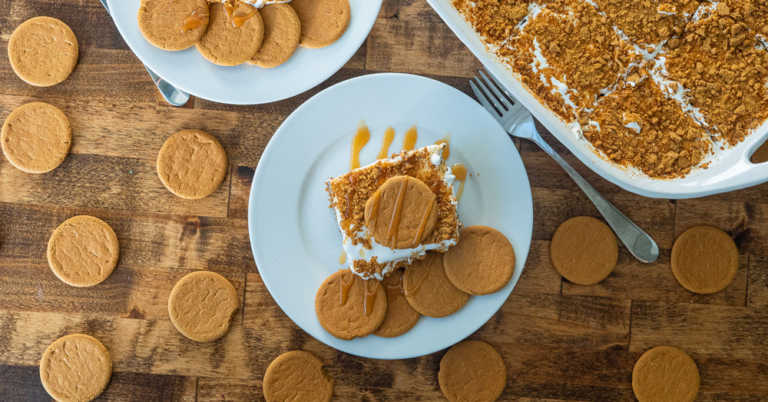 Gingerbread Poke Cake