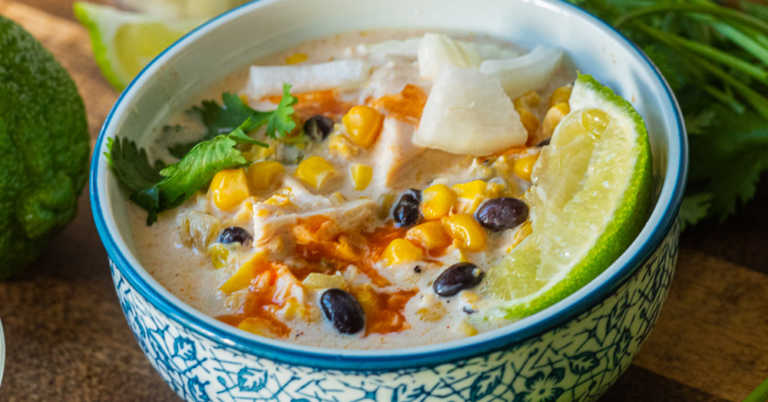 Slow Cooker Mexican Street Corn Chowder