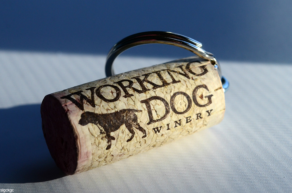 cork keychain