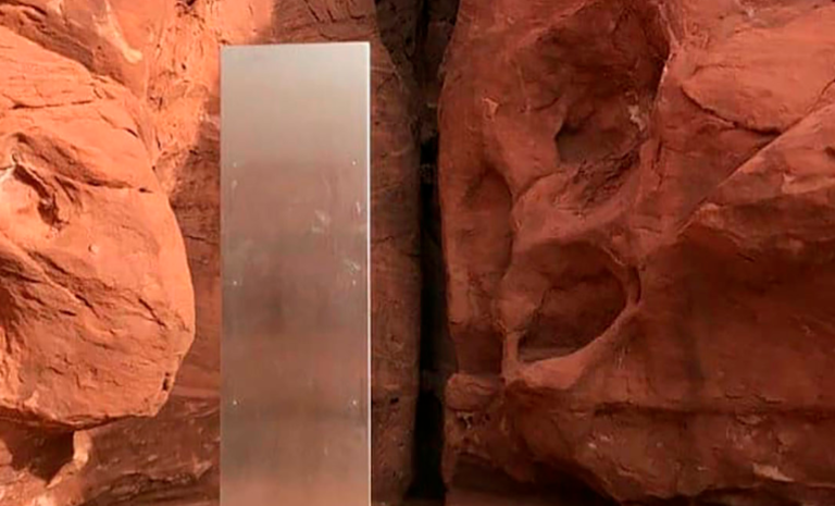 What Are Those Mysterious Metal Beams That Keep Appearing And Disappearing?
