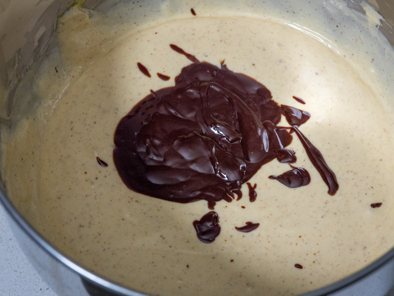 making Mexican Chocolate Cheesecake