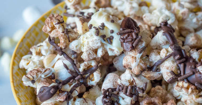 Hot Chocolate Popcorn