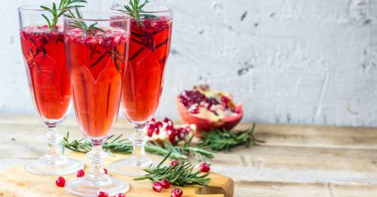 Festive Pomegranate Fizz