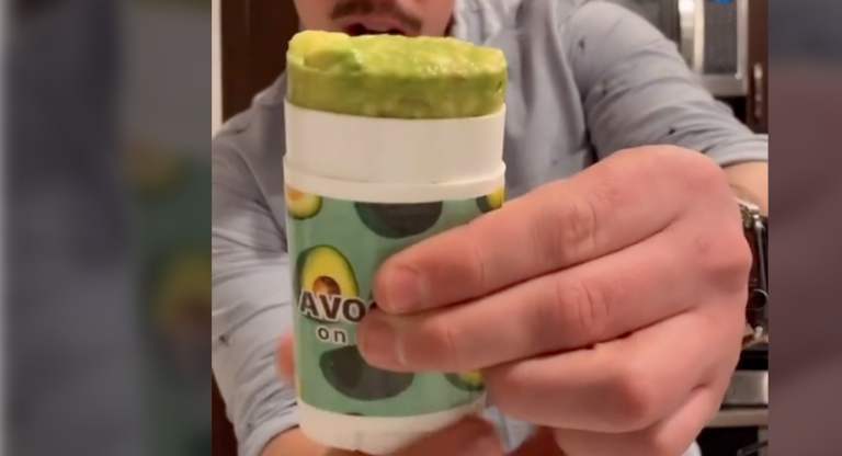 Man’s Useless Invention ‘Avocado On A Stick’ Goes Viral On TikTok