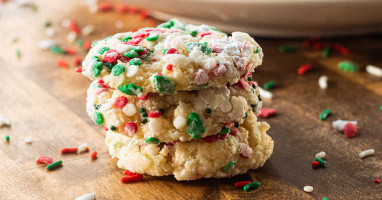 Holiday Gooey Butter Cookies