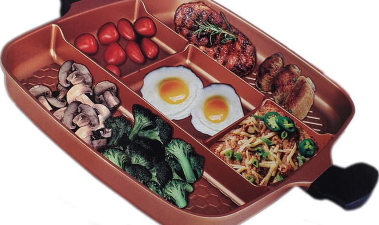 This 5-Compartment Frying Pan Can Make A Whole Meal With One Pan