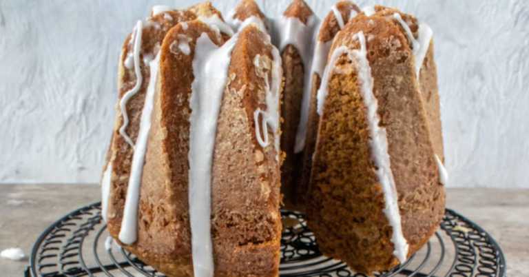 Candied Ginger Gingerbread Bundt Cake