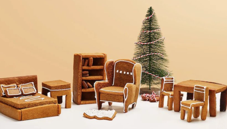Make Miniature IKEA Home Furnishings Out Of Gingerbread With Their New Holiday Kit